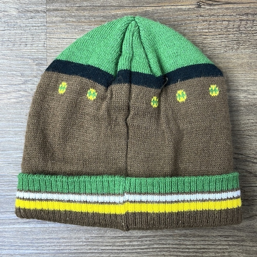 John Deere Infant/Toddler Brown Green Tractor Beanie Winter Hat - Picture 2 of 6